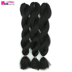 Kanekalon Braiding Hair 26 inch Synthetic Jumbo Braids Hair Kinky Straight Vixen Crochet Braids Extension Hair Expo City