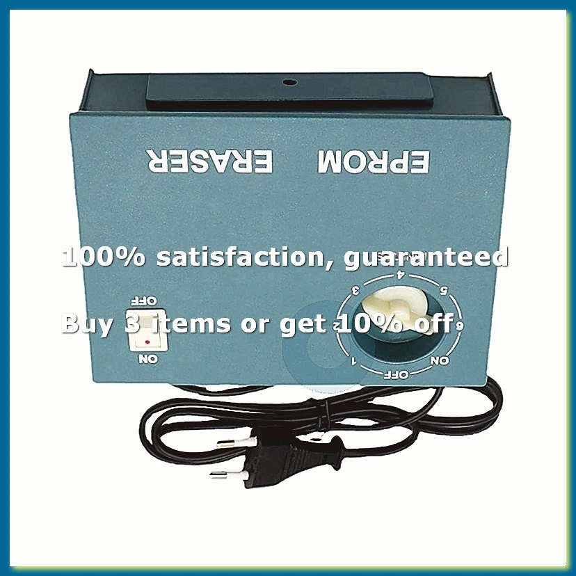 UV EPROM Eraser EPROM Data Erase Tool Ultraviolet Light Erasable Timer Semiconductor Chip Erase Radiation EU Plug-A56M