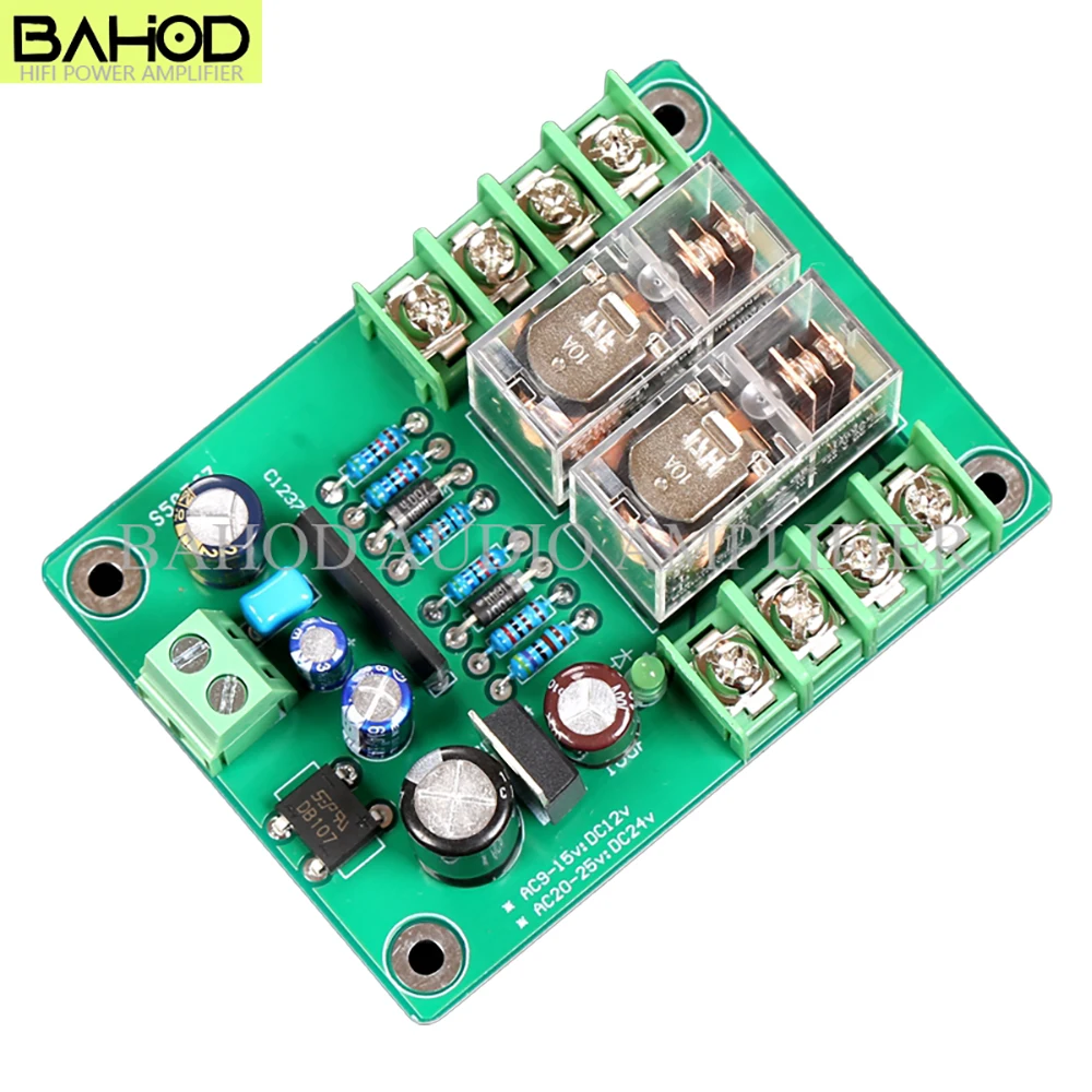 BAHOD UPC1237 Speaker Protection Plate 2.0 Channel 16A*2 OMRON Relay ALPHA Solder Wire Soldering