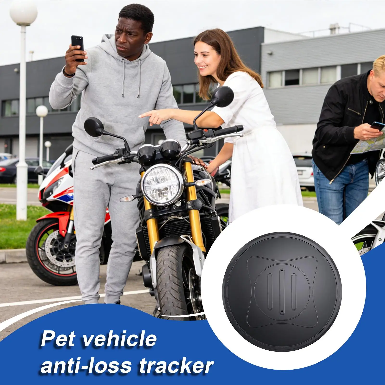 Gps Tracker For Vehicles Real Time Wireless Undetectable Car Gps Tracker For Pet Activity For Auto Dog Cat Kids Seniors Family