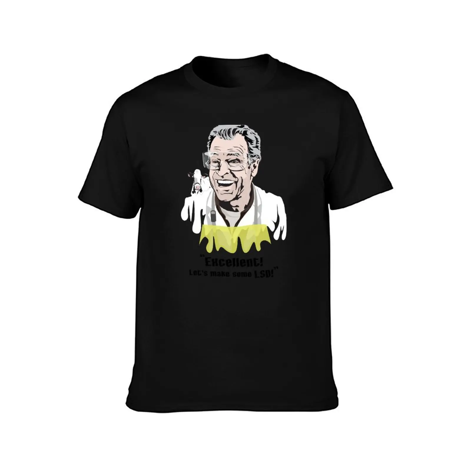 Walter Bishop - Excellent! Let's make some LSD! T-Shirt cotton t shirts high quality T-Shirt