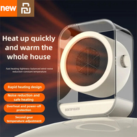 Xiaomi Youpin Desktop Heater Fast Heating Electric Space Heater Home Office Energy Saving Fan Heater With Overheat Protection
