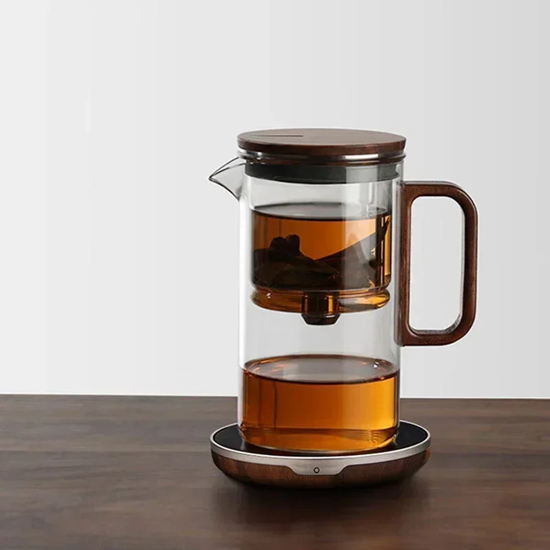 

y For Bonston elegant cup insulation separation bubble teapot heat-resistant glass teapot simple filter tea cup 500ml