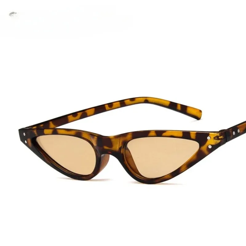 2024 New Triangle Cat's Eye Sunglasses Fashion Water Droplets Sunglasses Retro Style Small Frame Sunglasses