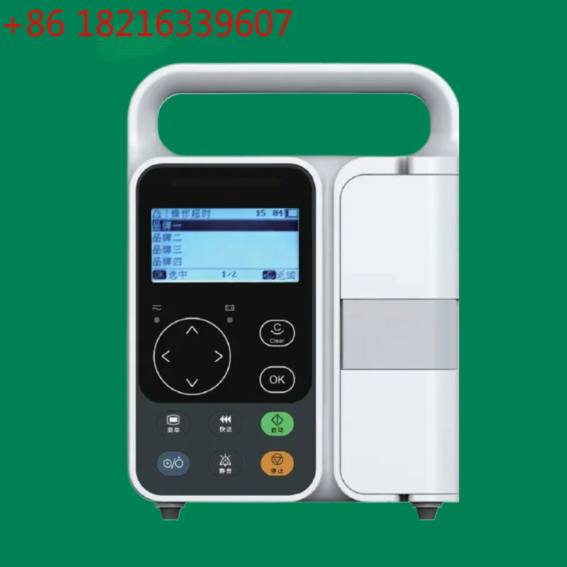 YAO 2026 New Veterinary Infusion Pump, Automatic Infusion with Sound Alarm, AC/DC Dual Use Animal Fluid Pump for Pet Hospital