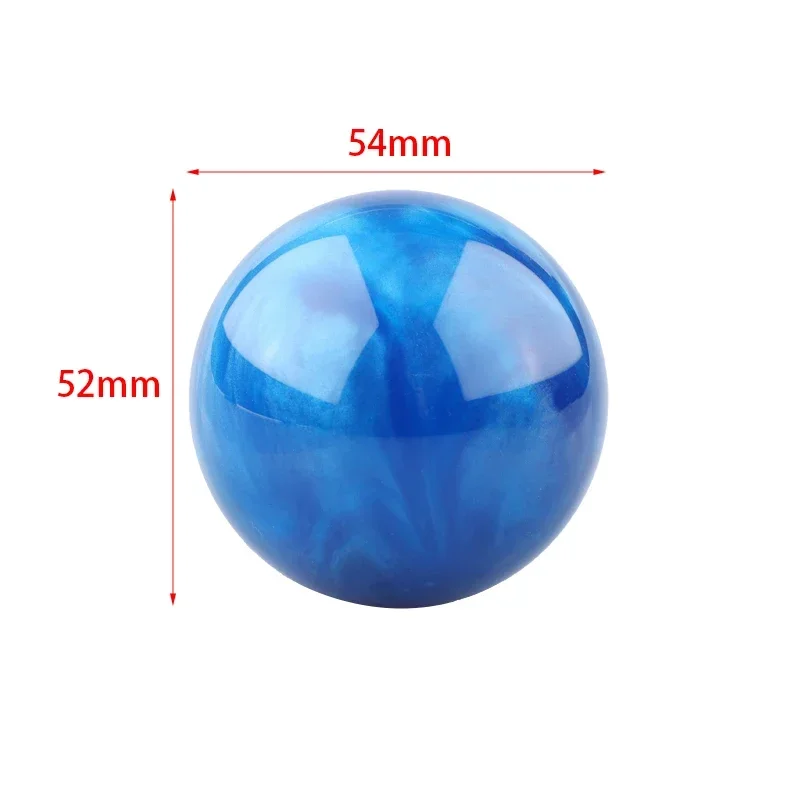 Universal Cloud Marble Round Ball Gear Shift Knob Manual Gear Stick Shift Shifter Lever Knob With Adapters Car Accessories