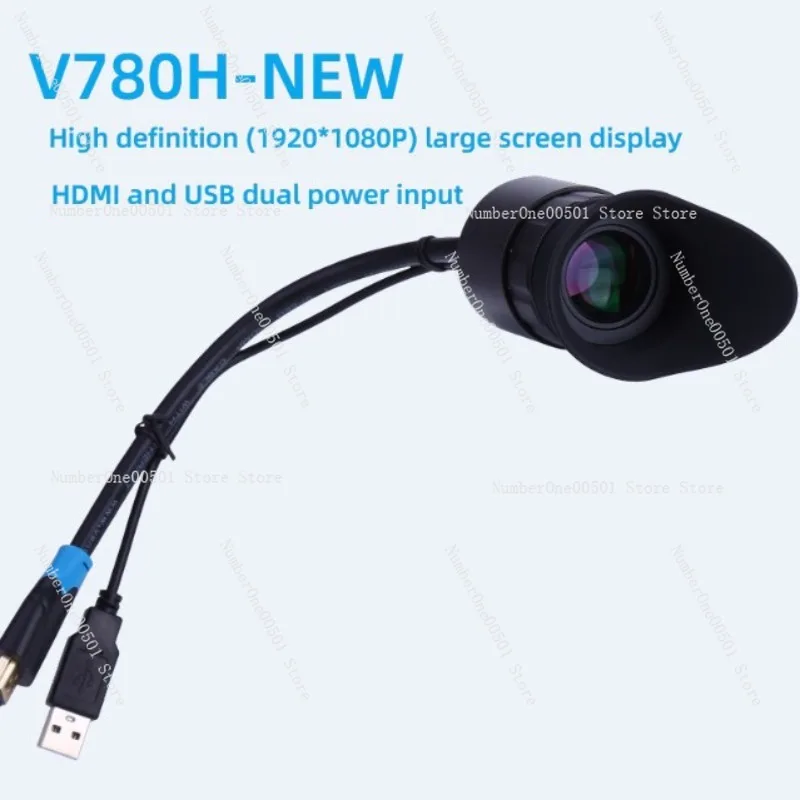 

V780H-NEW HD промышленный эндоскоп портативный большой экран HDMI интерфейс для обслуживания кораблей инспекция промышленного оборудования