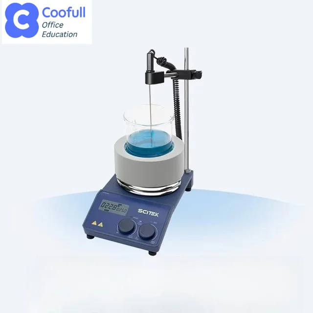 COOFULL SCITEK Heating Jacket Type Magnetic Stirrer Heating Mantle Self-calibrating Temp. Residual Heat Warn Dual-function
