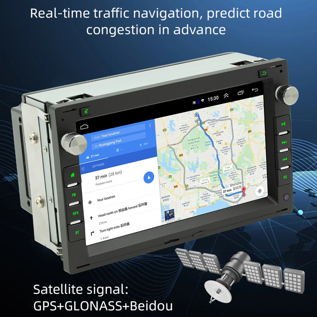 Black Experience Next-Level Driving With G-PS Navigation And WiFi Car Radio G-PS-Navigation