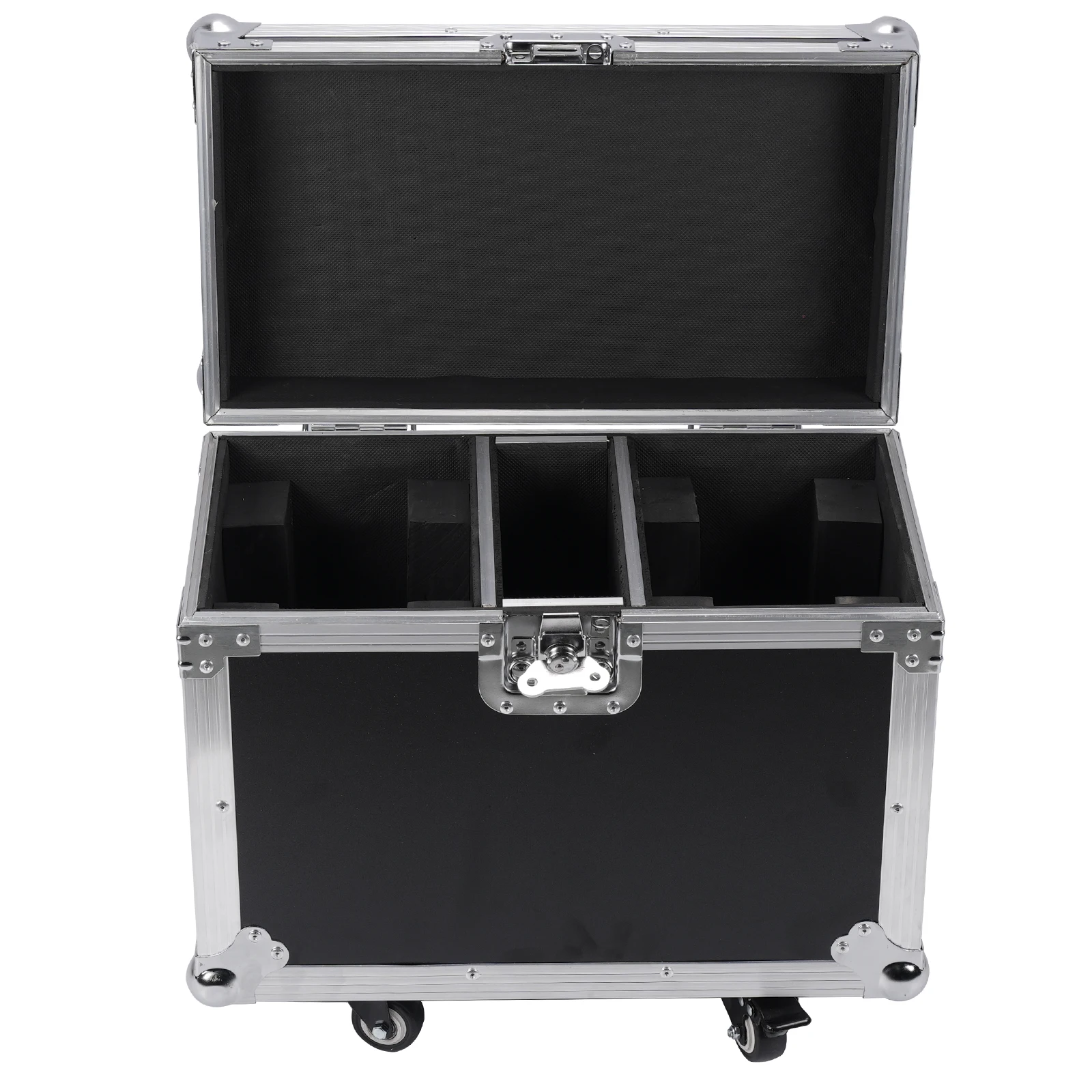DayFlicker Airline Case Heavy-duty Gator Case with Built in Wheels and Retractable Tow Handle For 2 Pcs Moving Head Light