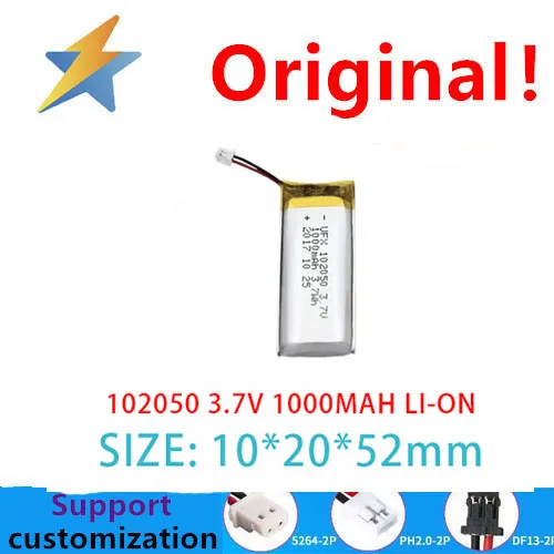 

buy more will cheap Ufx102053.7v1000mah battery KC certified Battery LED solar energy protected audio headset Bluetooth good