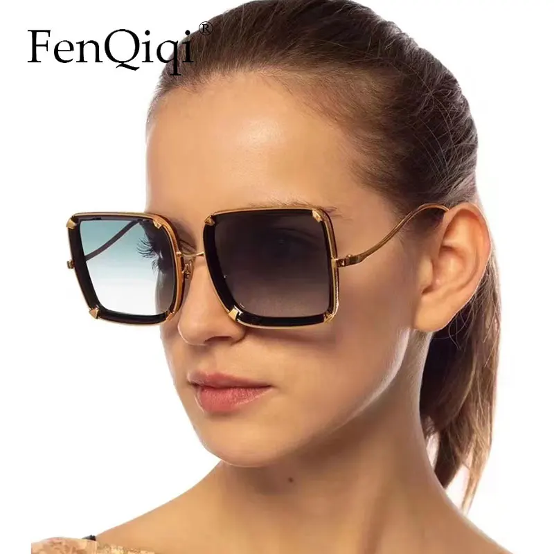 Noble Luxury Punk Sunglasses Men Trend Classic Full Frame Glasses UV400 Neutral Women Retro Eyewear Sunglasses Women Square