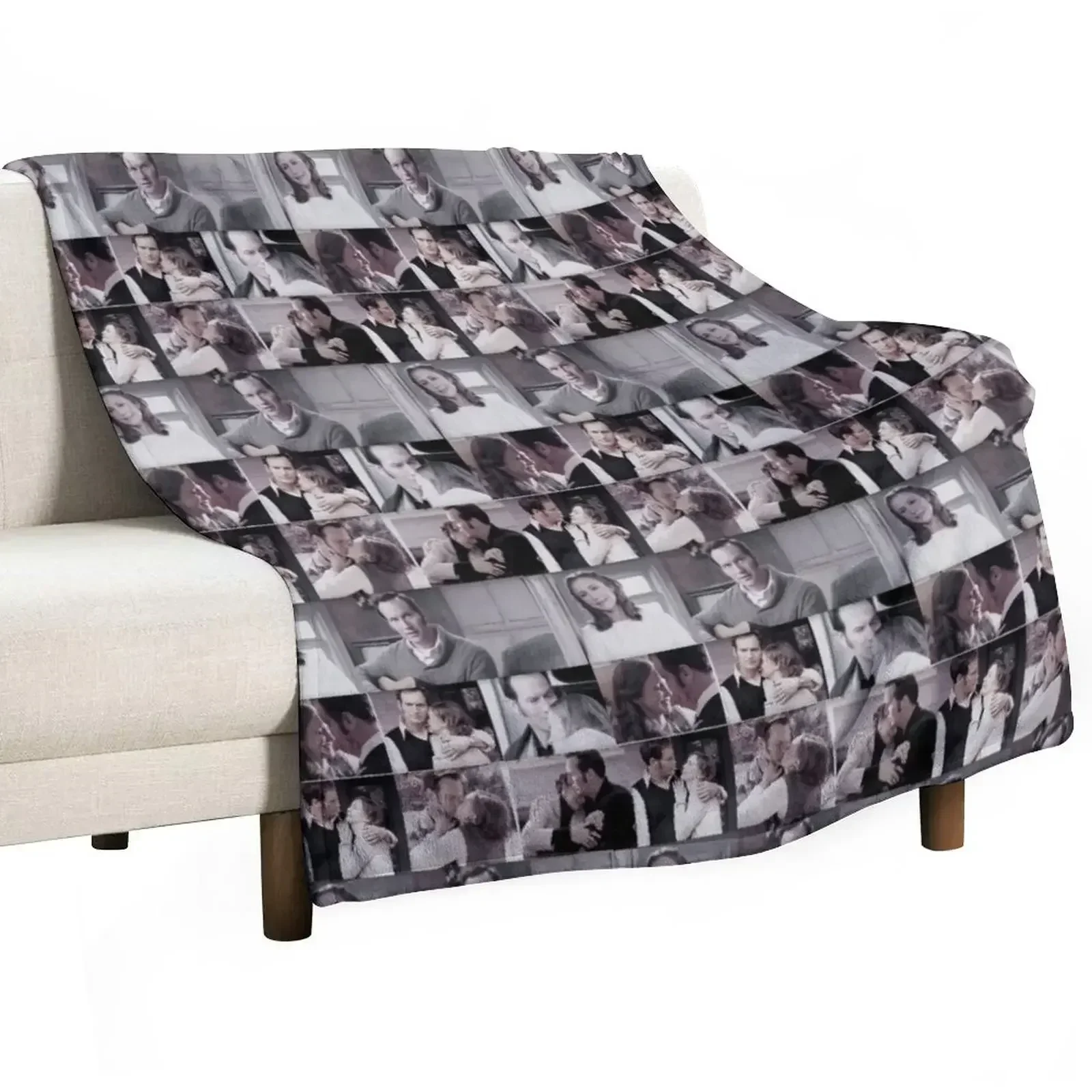 Ed and Lorraine Warren Throw Blanket funny gift Large Beach Sofa Blankets For Sofas Flannel Fabric Blankets