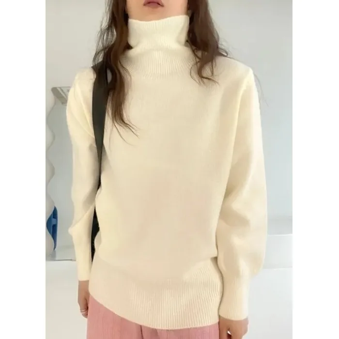 

Осень-зима High Ne Thiened теплый свободный вязаный свитер ort Sle для похудения Lazy Sle полиэфирное волокно 00%