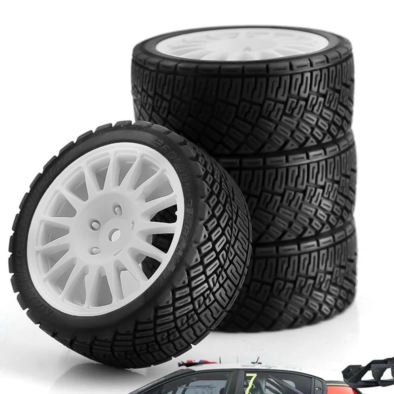 1:10 Remote Control Car Wheels Wheels Run Flat Tires Durable Tires Toy Car Replacement Parts Accessories