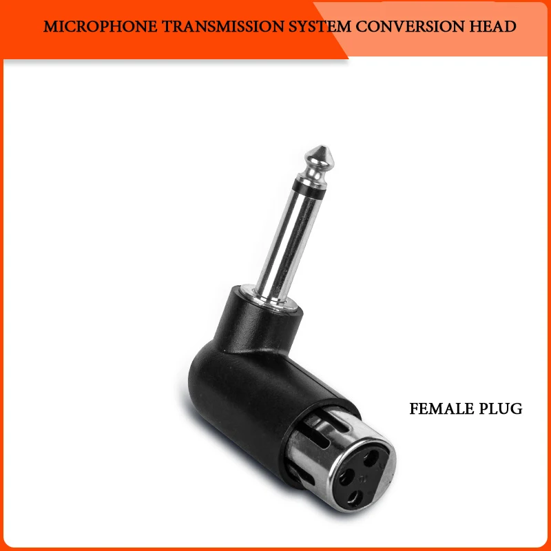 Головка преобразователя беспроводной микрофонной системы, 3 контакта, XLR преобразователь, головка преобразователя системы электрогитары, штекер преобразования MICS Grenade