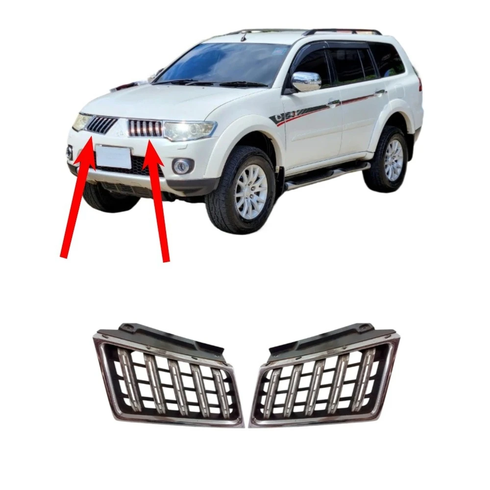 

1 Piece Front Grille for Pajero Sport Bumper Net for Montero Sport Grille 7450A868 7450a414 Second Generation L200 Triton
