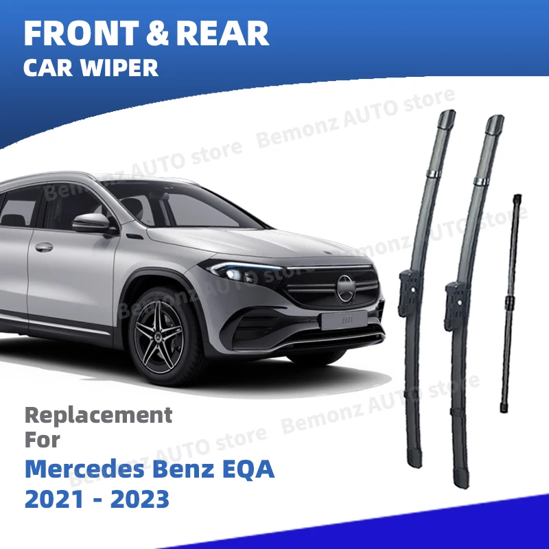 LHD Vorne Hinten Scheibenwischerblätter Für Mercedes Benz EQA 2021 2022 2023 H243 Windschutzscheibe Zubehör EQA 250 EQA 250 300 350