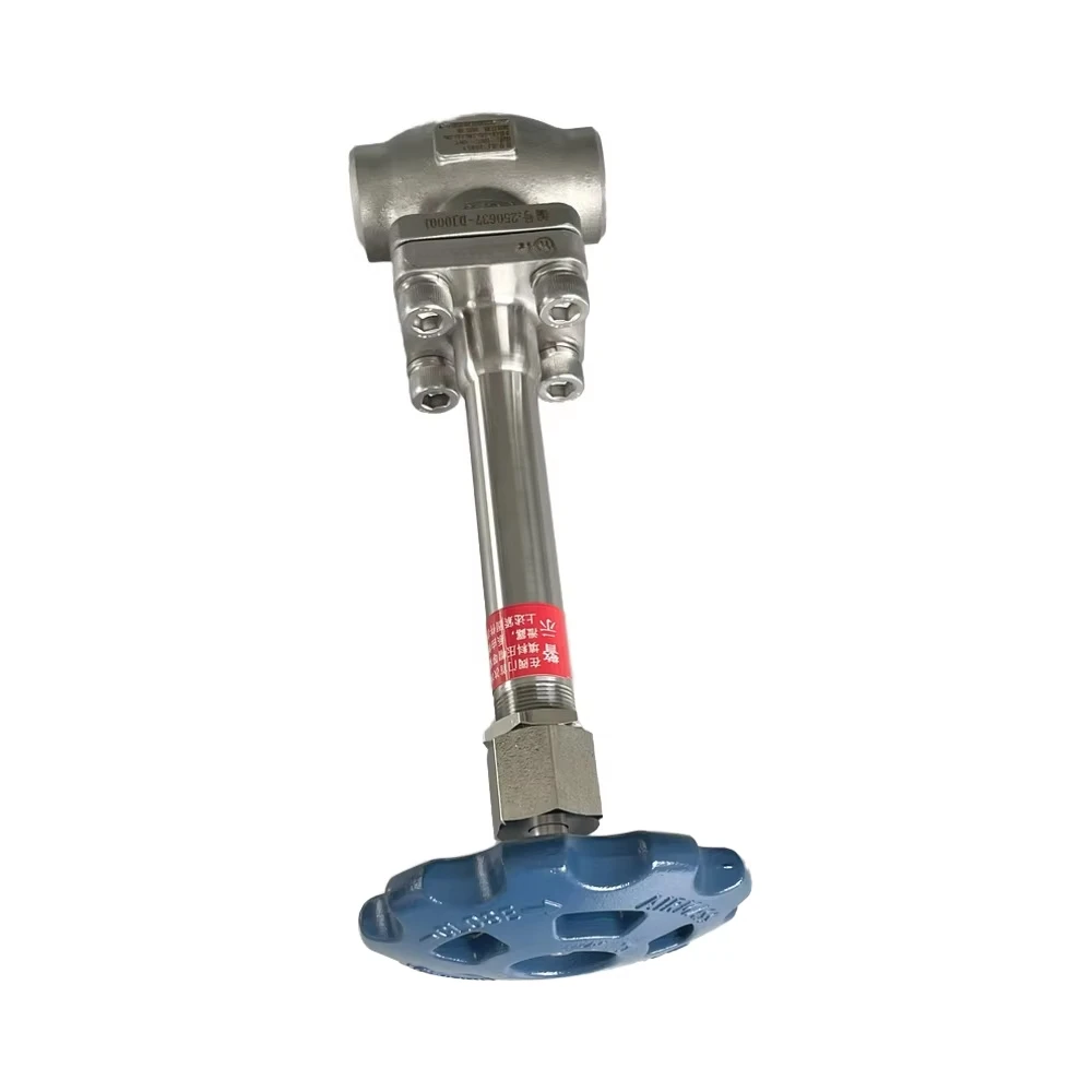 DJ61F-40P Cryogenic Long Stem DN20 Shut Off Globe Valve For Bulk Storage Tank