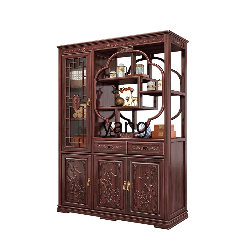 

LTT New Chinese Classical Modern Room Hall Cabinet Living Room Partition Entrance Entrance Storage Display Shelf