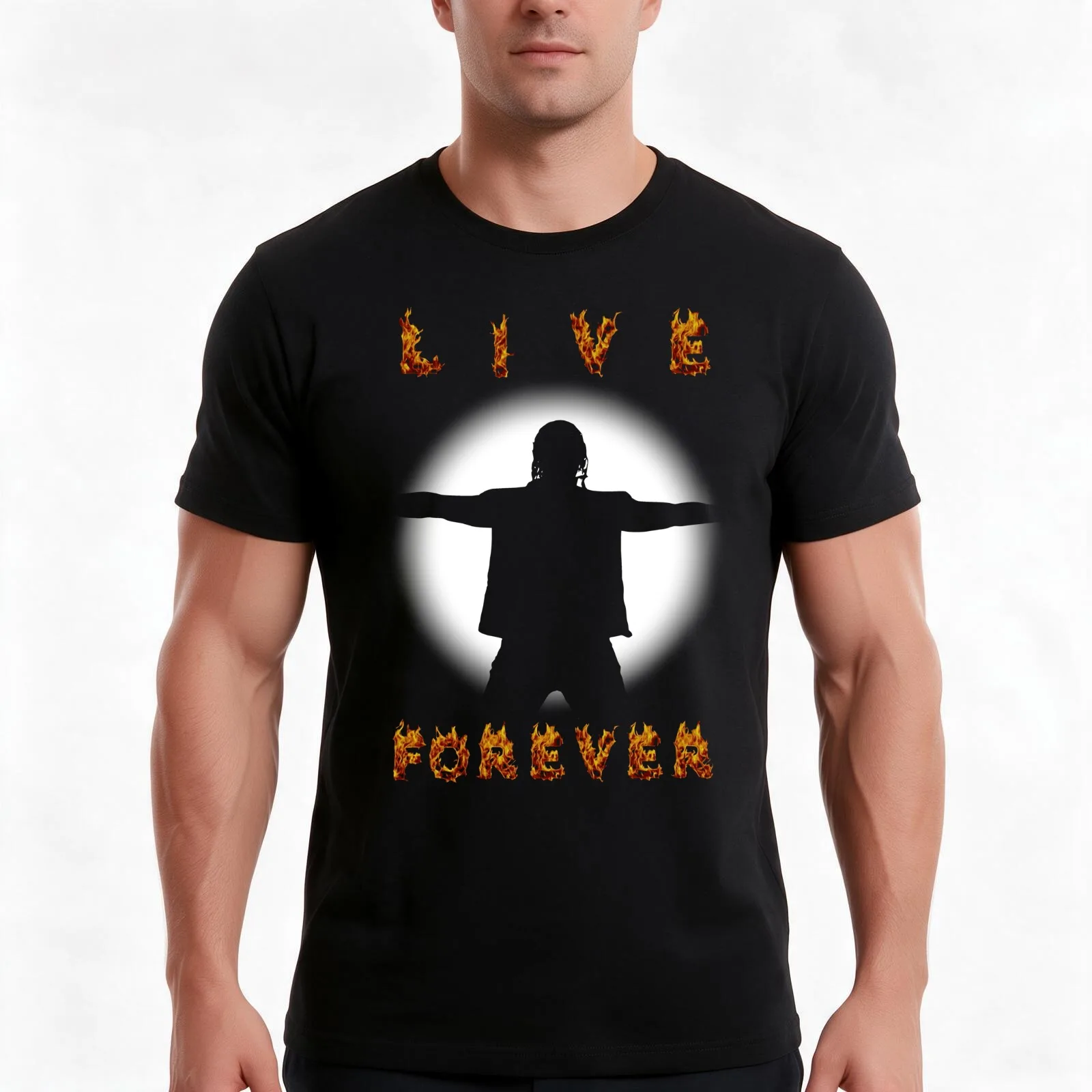 Damian Priest T-Shirt, Summer Casual Cotton Tee, Oversized Streetwear Tops, Vintage Graphic Print, Loose Fit Short Sleeve