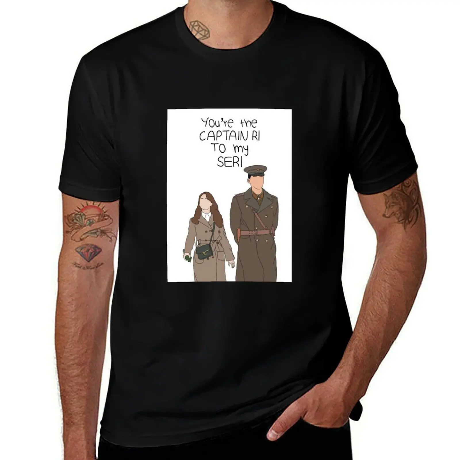 Crash Landing On You T-Shirt Soft Durable Cotton T-Shirt