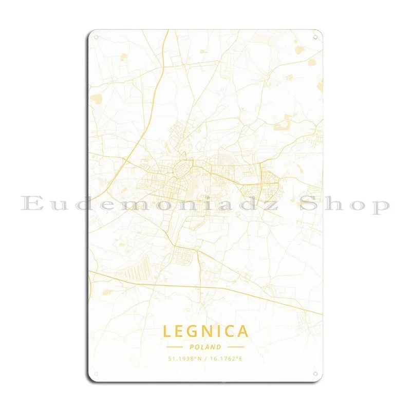 Legnica Poland Metal Plaque Poster Wall Cave Party Cave Printing Wall Mural Tin Sign Poster