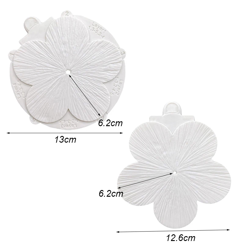 Rose Flower Silicone Cake Baking Mold Sugarcraft Chocolate Cupcake Resin Tools Fondant Decorating Tools