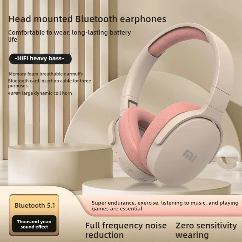 Original Xiaomi Wireless Headphones P2961 Bluetooth 5.3 Earphone For Samsung Stereo HIFI Headset Game Earbuds With Mic