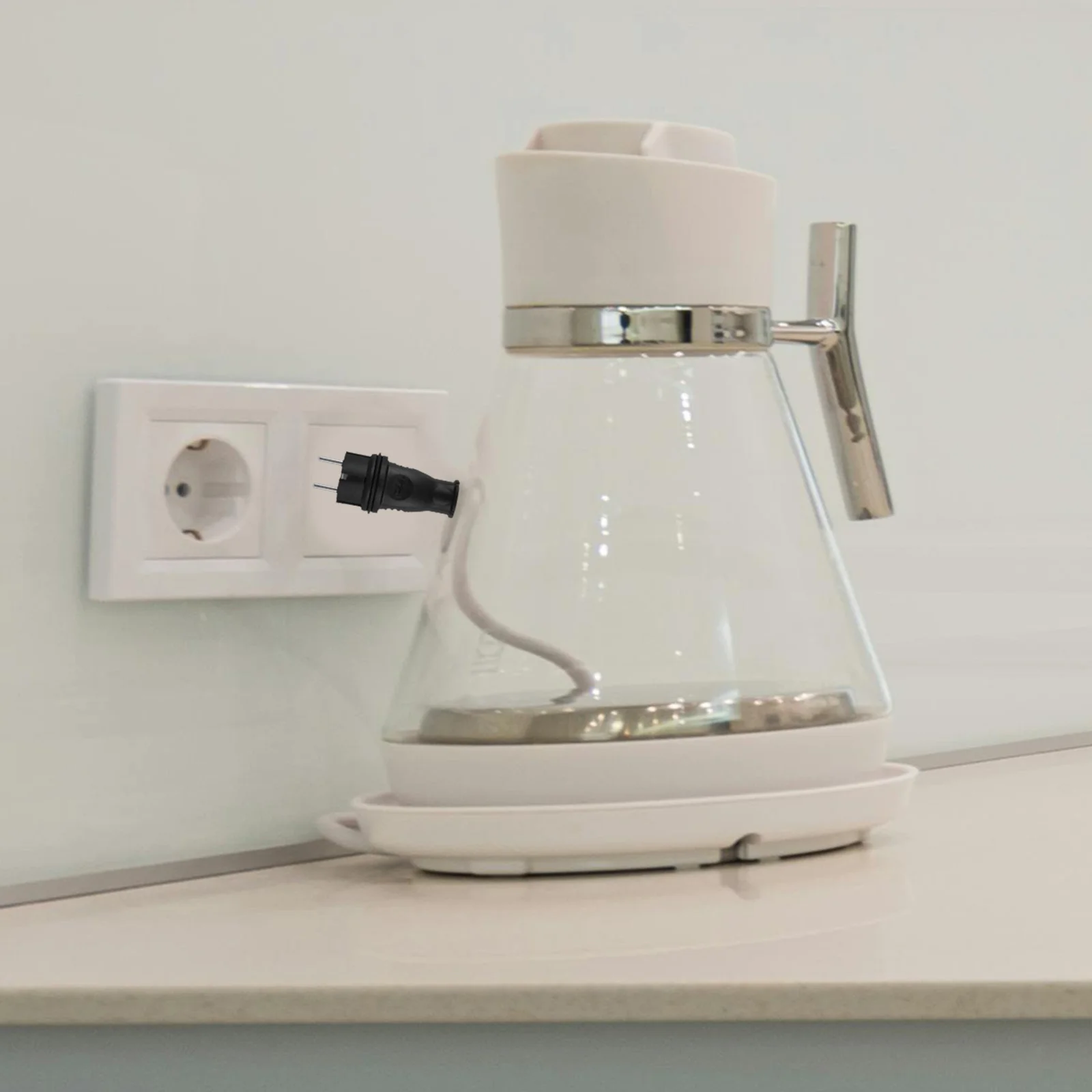 2 Prong Electric Replacement Extension Cord Plug Eu Angle Adjustable Grounding Plug For Portable Inverter Outdoor Socket Outlet