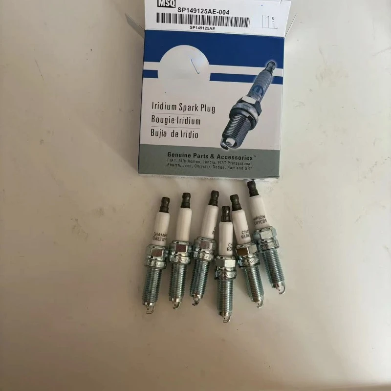 6pcs SP149125AE Iridium Spark Plug For Jeep Dodge Chrysler 3.6L Pentastar 2011 2012-2018 RER8ZWYCB4 SP149125AD