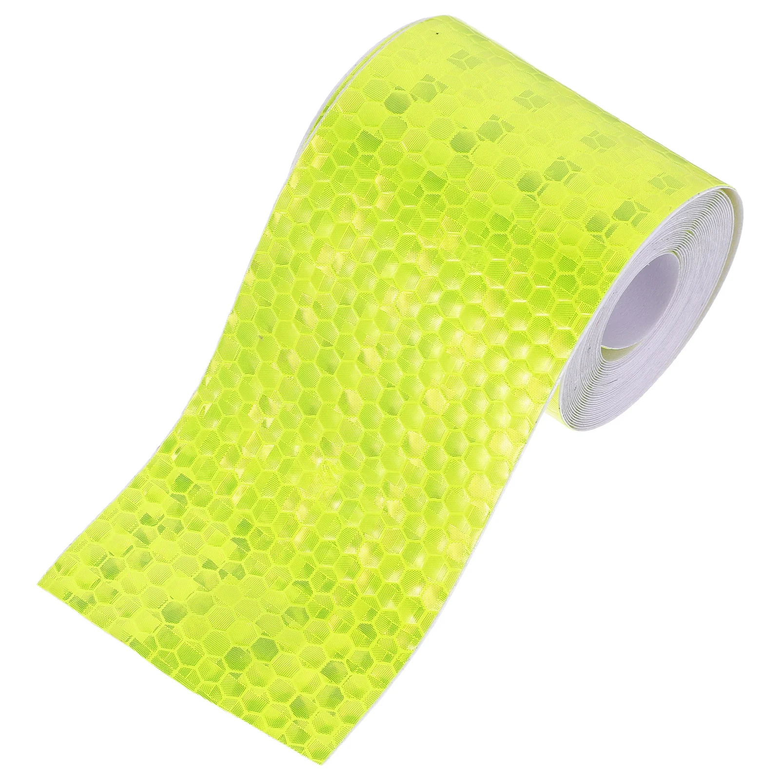 

4Pcs Reflective Tape Ultra PVC Honeycomb Pattern Self-Adhesive Waterproof High Visibility Night Safety Warning Tape Vehicles