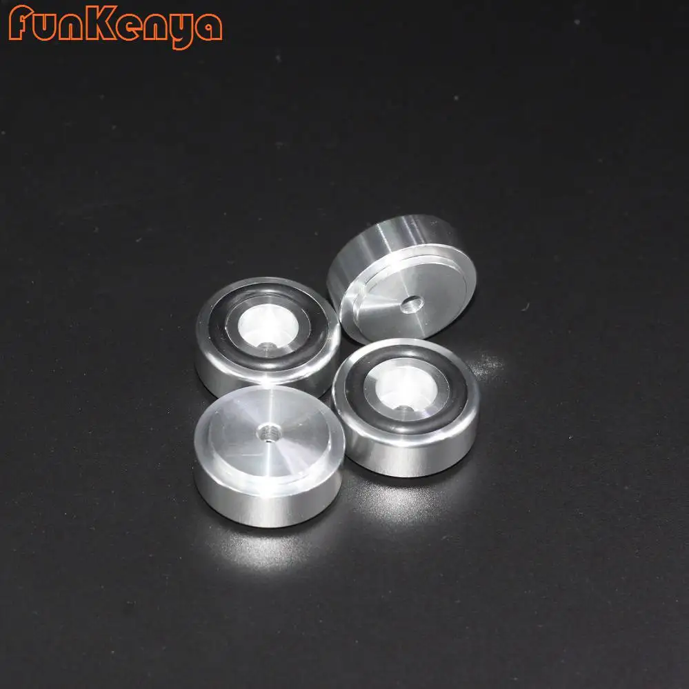 

4PCS Chassis Machine Feet 30*13mm Audio Power Amplifier Tripod Pad Speaker Shock Absorbing Foot Nail 30mm