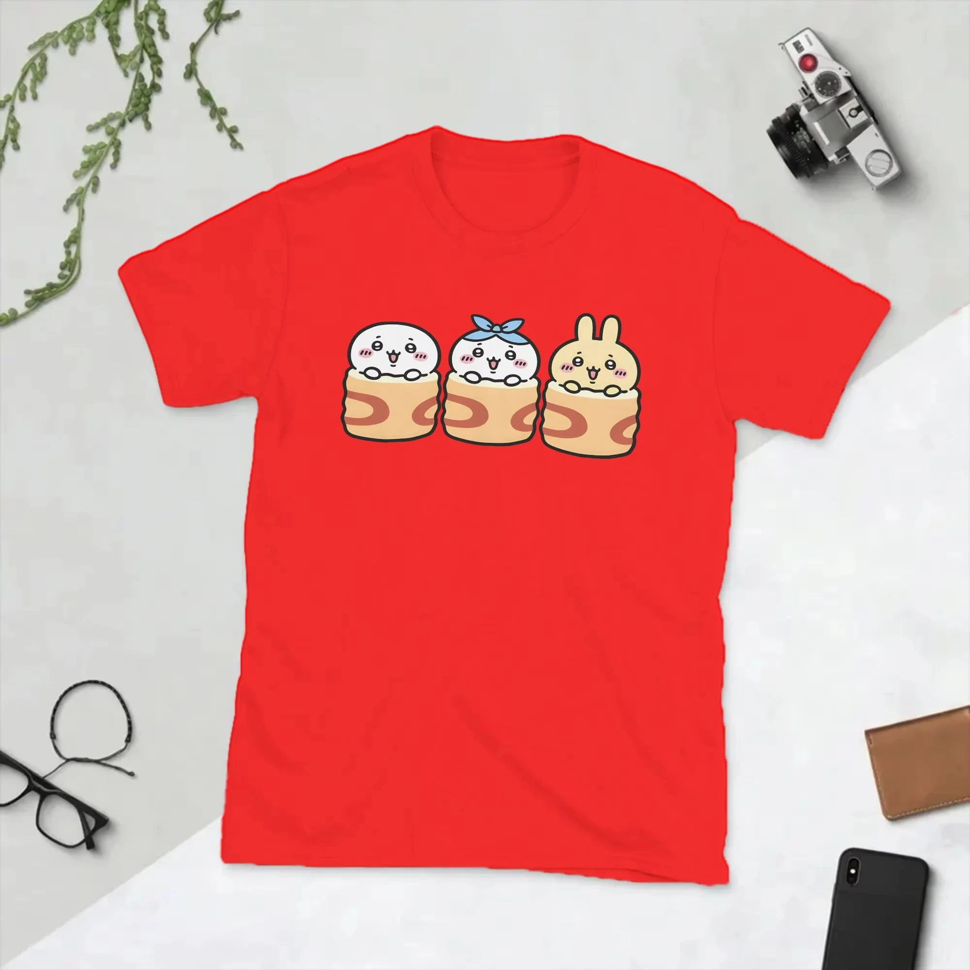 Kawaii Chiikawa Graphic Tee Un - T-Shirts 评论和价格