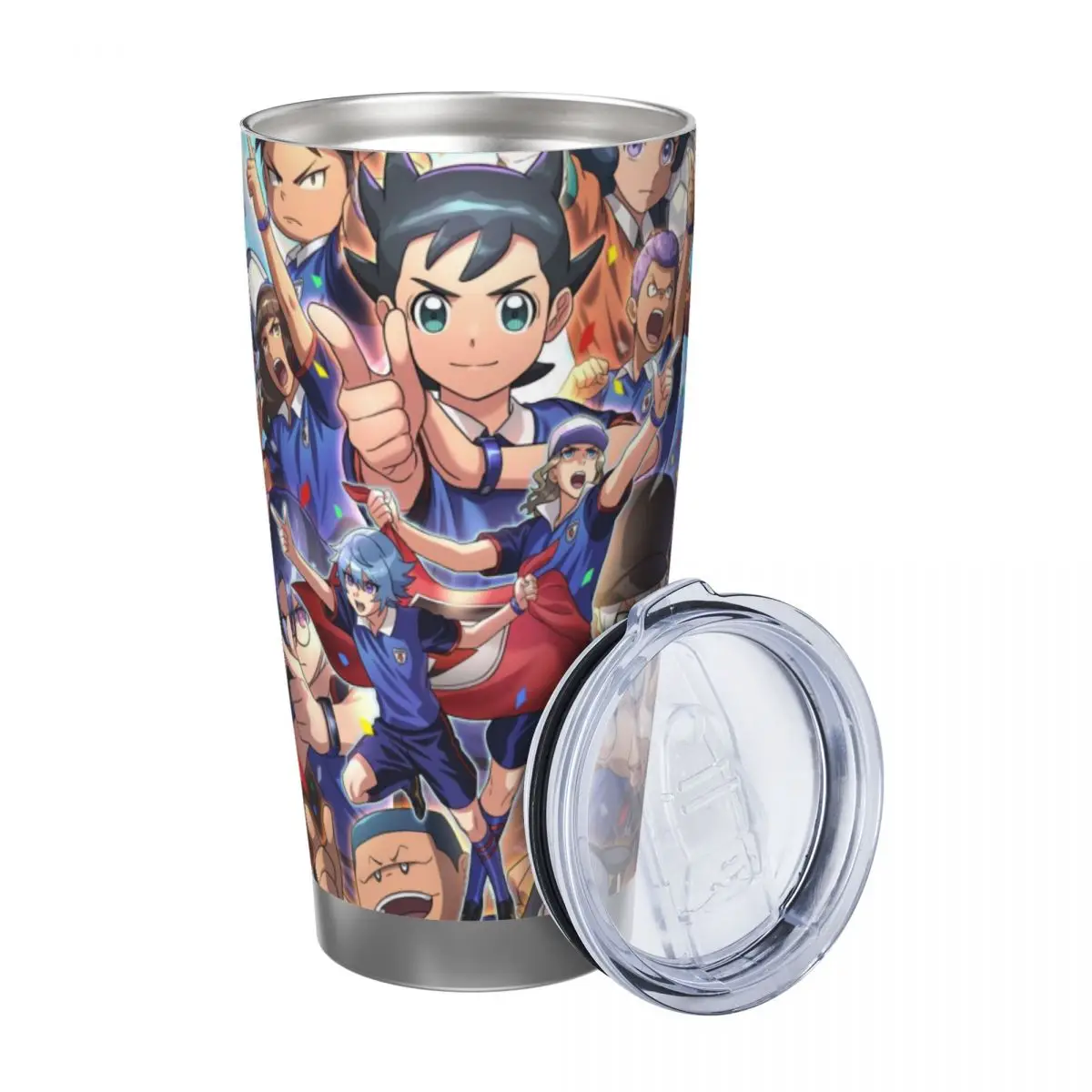 Hot Game Inazuma Eleven 20oz Stainless Steel Insulated Thermal Coffee Car Cup Cold Hot Mugs Vacuum Flask