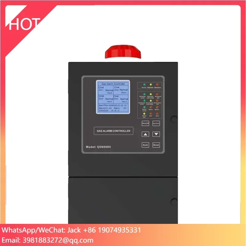 

QD6000 II Addressable Fire Alarm Control Panel Gas Control Panel Industry Combustible Toxic Gas Detector Alarm Control Panel