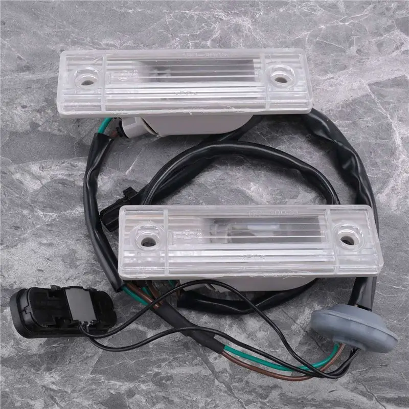 High-Quality Rear Back License Plate Light With Trunk Switch Button For Cruze Number Plate