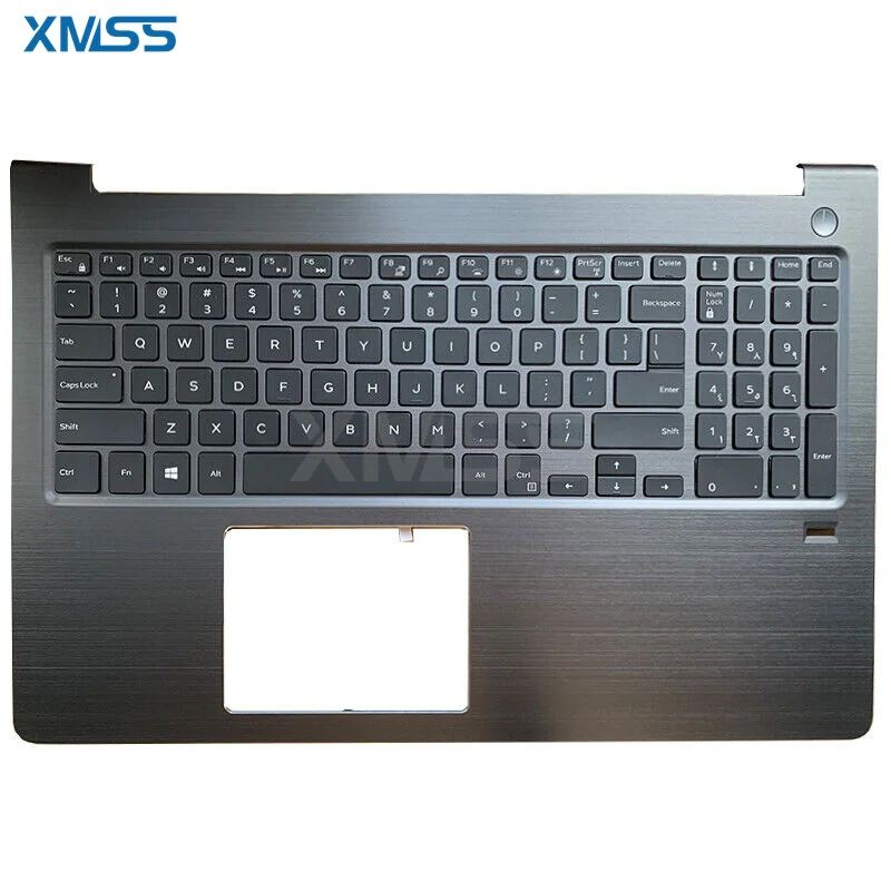 NEW Laptop Keyboard US Palmrest Upper Cover For Dell Vostro 5568 V5568