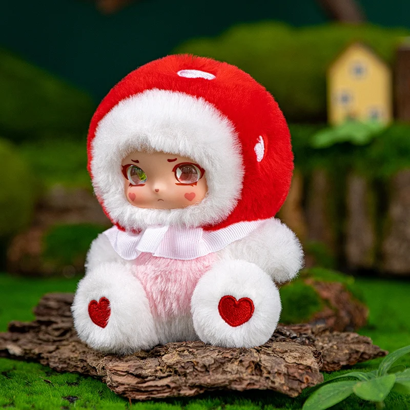 14cm Mushroom Baby Plush Toy Movie Stuffed Animal Brightly Colored Vinyl Doll Kids Toys Home Decor Boys and Girls Birthday Gifts