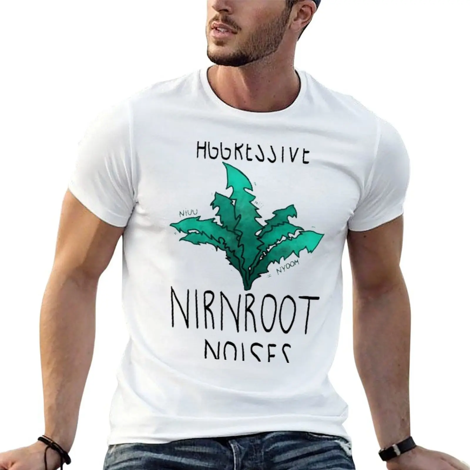 BEST SELLER - Aggressive Nirnroot Noises Merchandise T-Shirt Casual Loose Daily Wear T-Shirt