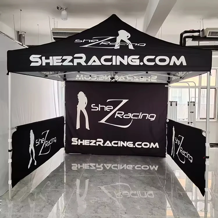 

Logo 10x10 custom print advertising promotional pop up event folding aluminium marquee gazebo canopy roof top trade show tent