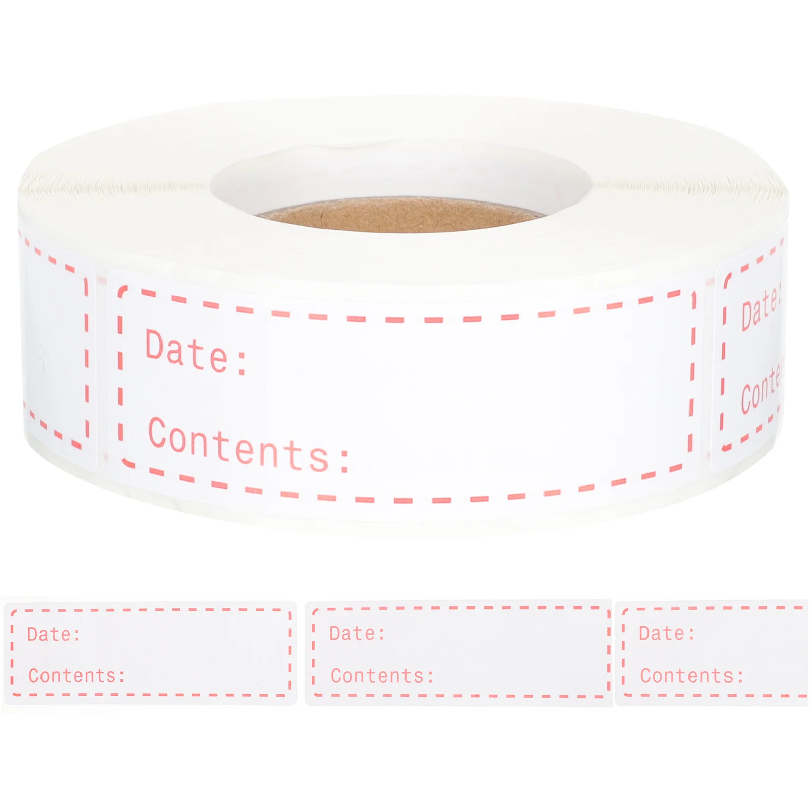 

1 Roll Food Storage Labels Writeable Removable No Residue Freezer Safe For Jars Cans Bottles Pantry Organization Kitchen Label