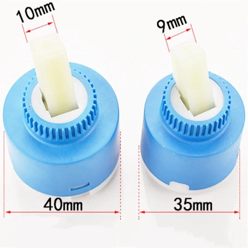 35mm 40mm Promotion Ceramic Cartridge Valve Kitchen Bathroom Cartridge Valve Mixer Tap Repalce Accessories