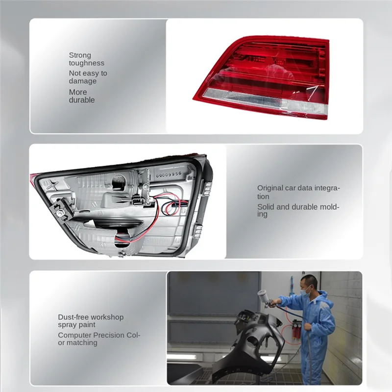 ด้านหลังหลอดไฟ LED Trim BEZEL SHELL ย้อนกลับสัญญาณไฟเบรคสําหรับ BMW X3 F25 2009-2017 ไฟท้าย Cover-T61C