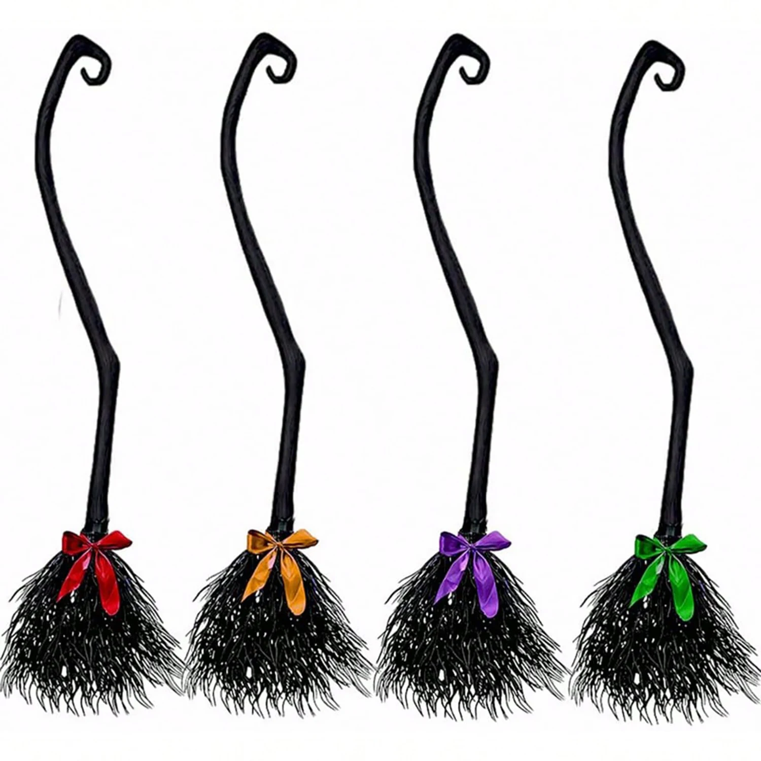 Halloween Witch Broom, Wizard Witch Flying Broomstick , Witch Halloween Broom Props, For Cosplay Costume Party Decorations