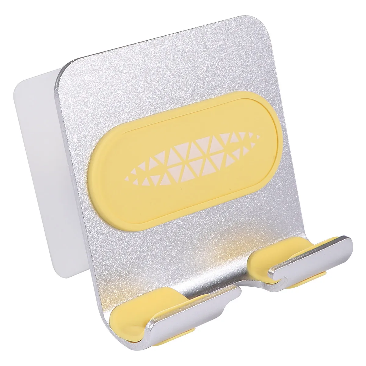 Metal Mobile Phone Wall Stand Holder Punch-Free Adhesive Anti-Skid Adjustable Angle Smart Phone Bracket for 4-12 Inch Tablet view 6