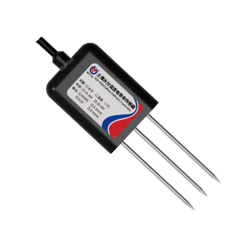 RS485 Soil Temperature Humidity EC Sensors Soil Moisture Conductivity Sensor