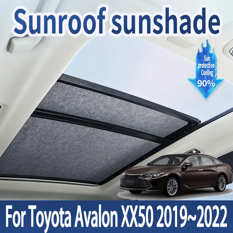 Auto-Sonnenblende für Toyota Avalon XX50 2019~2022, elektrostatische Adsorption, Himmelsvorhang, Sonnenschutz, Isolierung, Dachvisier-Teile