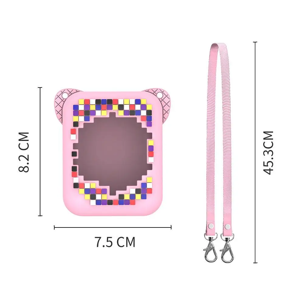 Case For Bitzee Interactive Toy Digital Pet Soft Silicone Shell Waterproof Anti-fall Protective Cover With Lanyard Strap