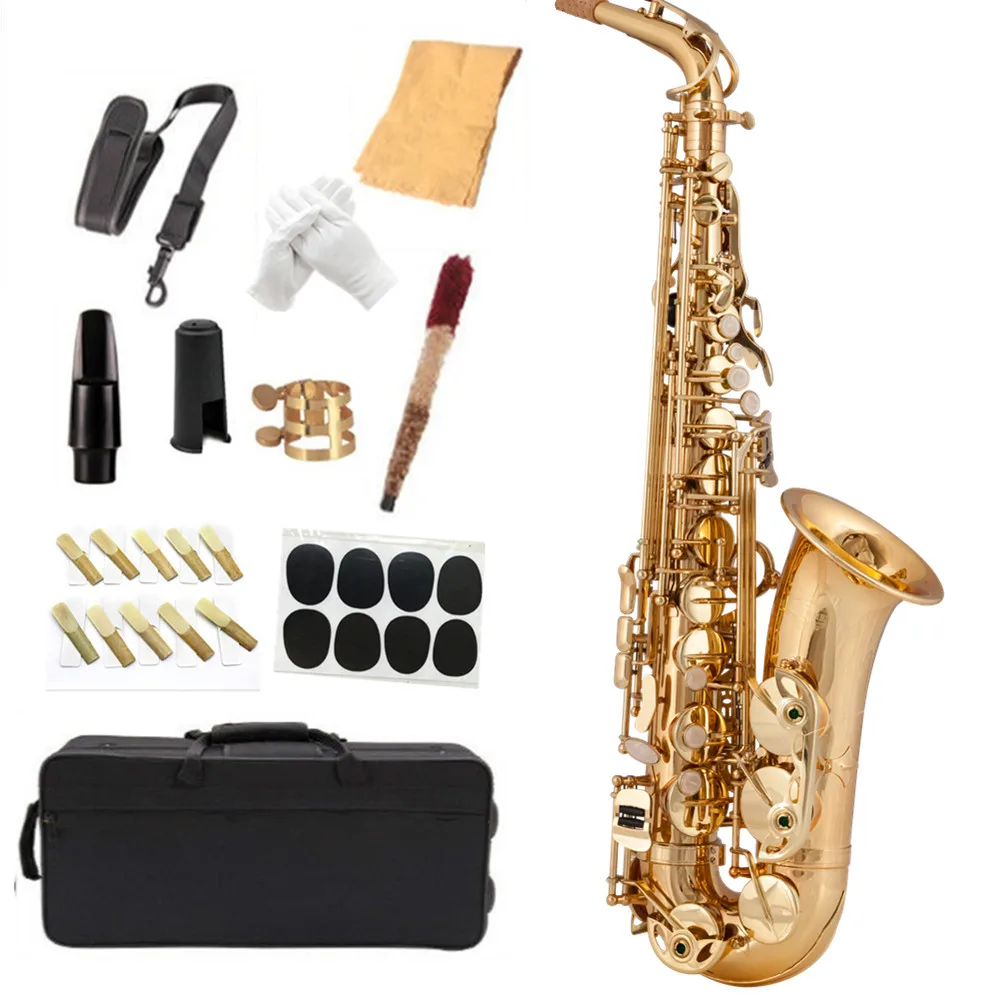 Complete Set of Brass Materials for the Golden alto saxophone, Festival Instruments